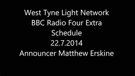 bbc r4 extra schedule